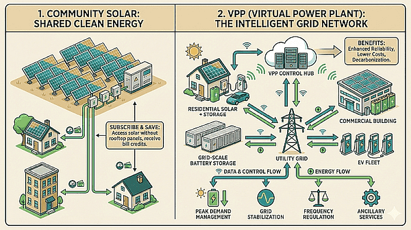 Community Solar and VPPs