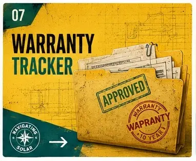 NaviagtingSolar Warranty & Permits Vault
