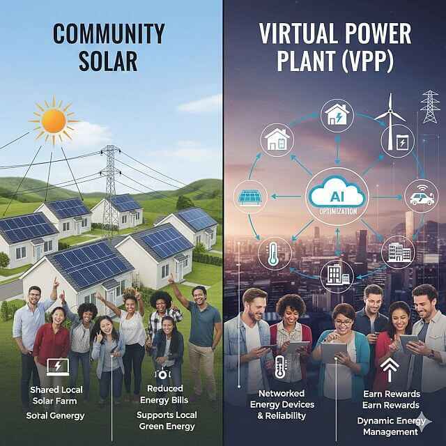 Community Solar and VPPs