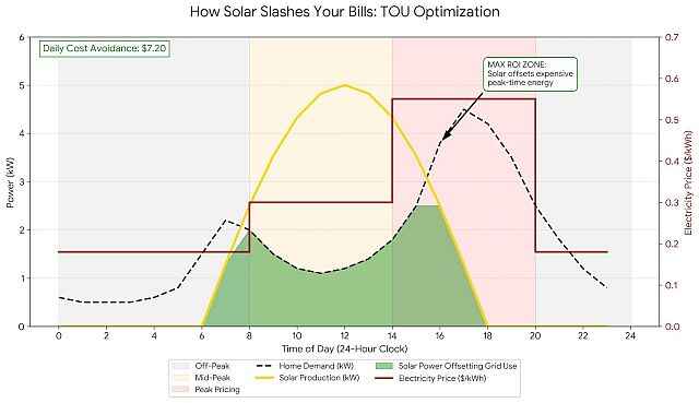 TOU: EXPLAINED Optimizing Solar Savings with TOU strategy and Credit Systems.