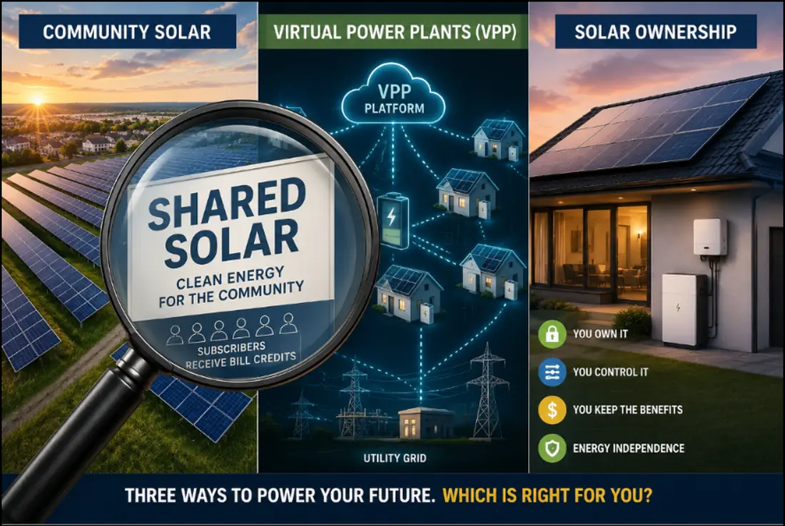 An Unbiased Comparison Community Solar, Virtual Power Plants, and Solar Ownership An Unbiased Comparison Community Solar, Virtual Power Plants, and Solar Ownership