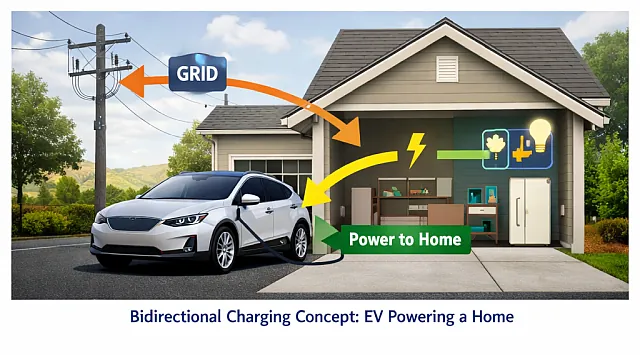 Bidirectional charging concept