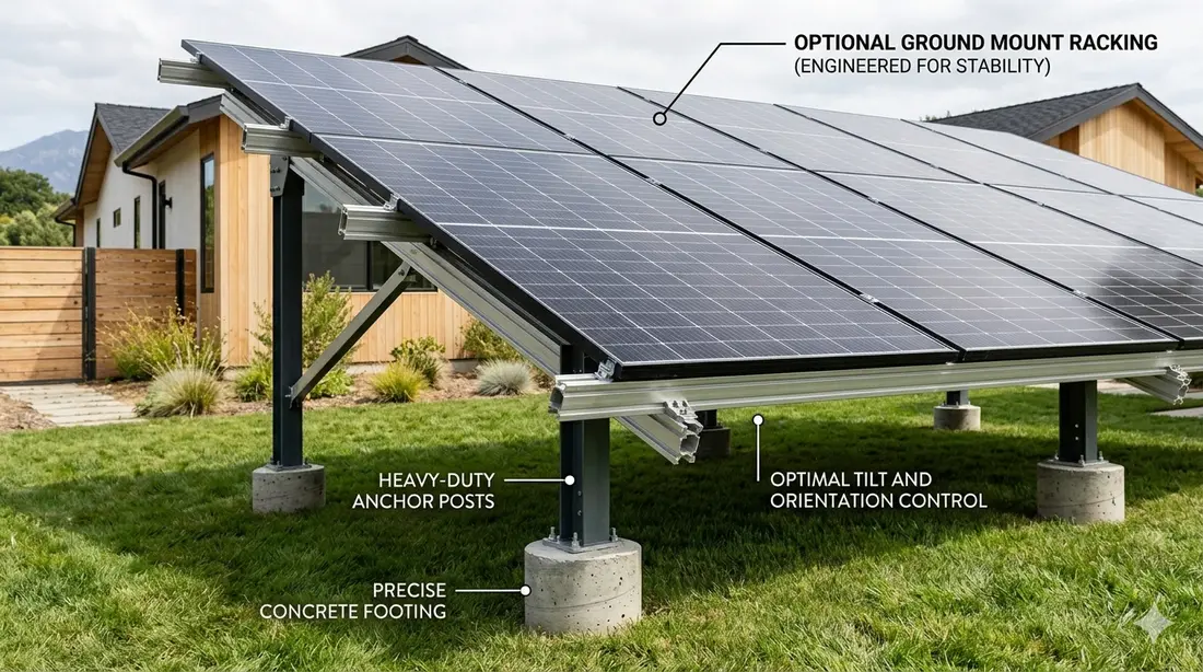 Ground Mount Solar diagram