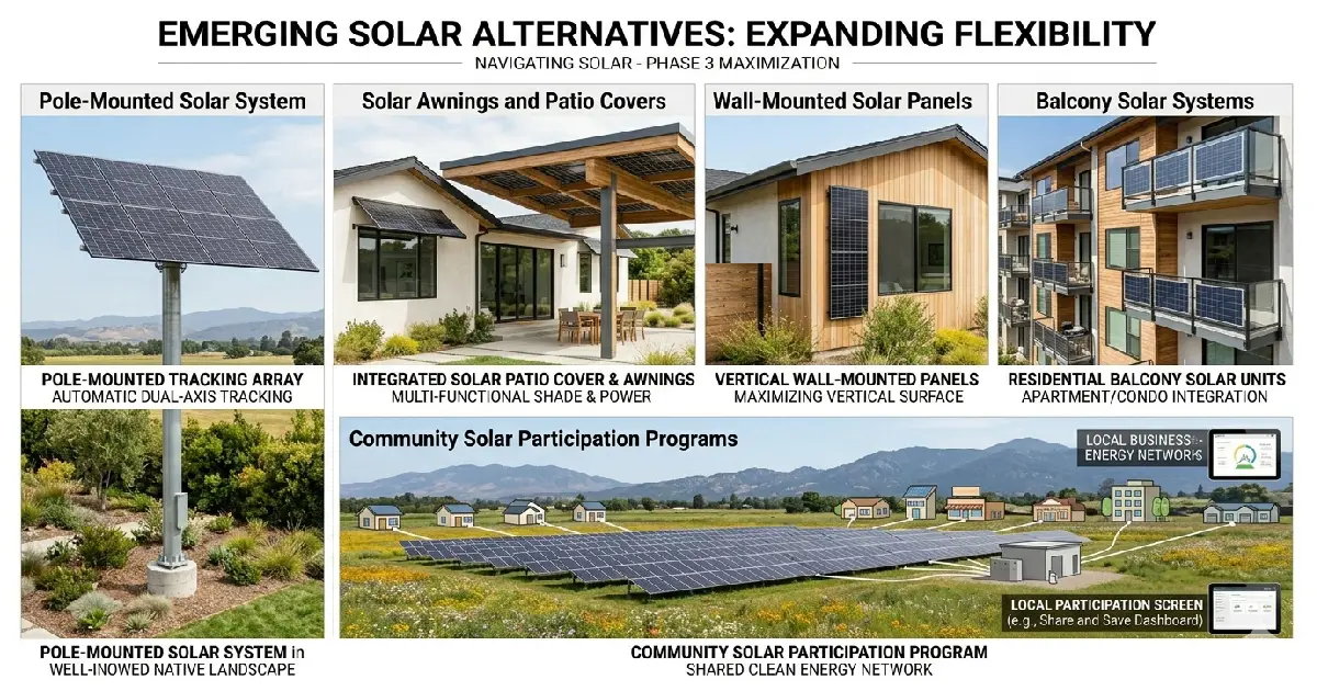 Alternative Solar Solutions for Different Homes and Energy Needs
