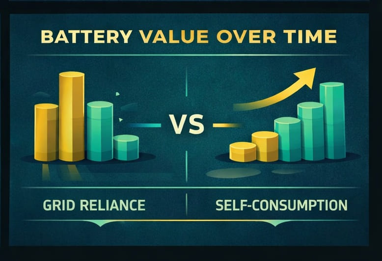 Solar Battery boosts ROI and IRR, growing asset value while being used daily