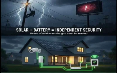 Running Security Systems on Solar Power