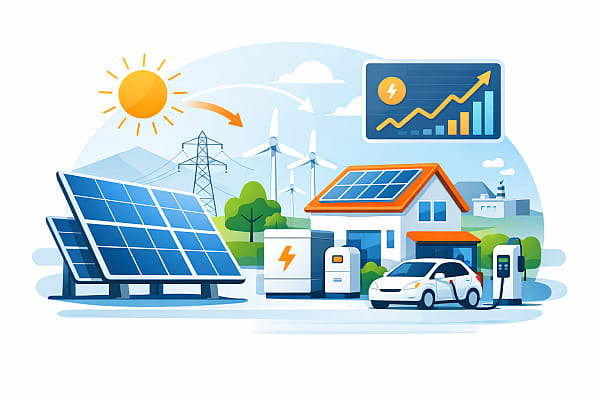 Electric Vehicles and EV Chargers and the future of renewable energy