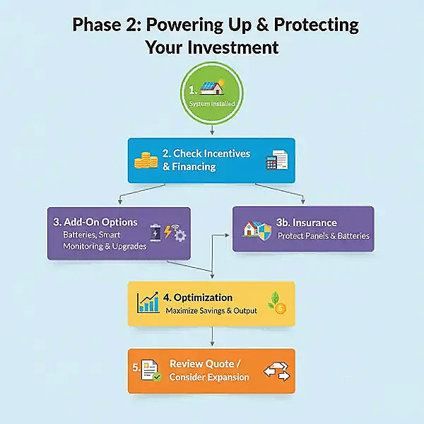 Phase 2 : Solar Financing, Insurance & Batteries