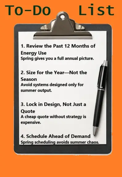 Your To-Do-List for Spring Solar Installs
