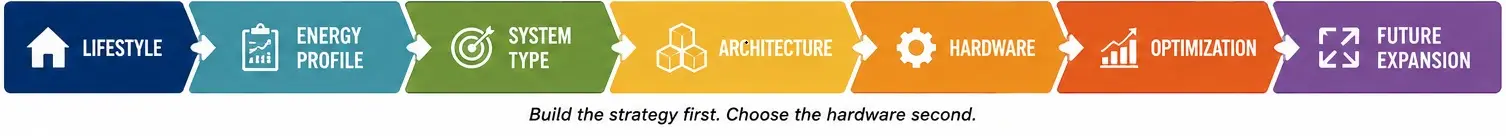 Build the Strategy first then the system - Here are the steps