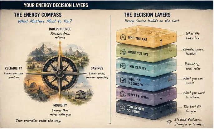 Energy Profile Decision Layers
