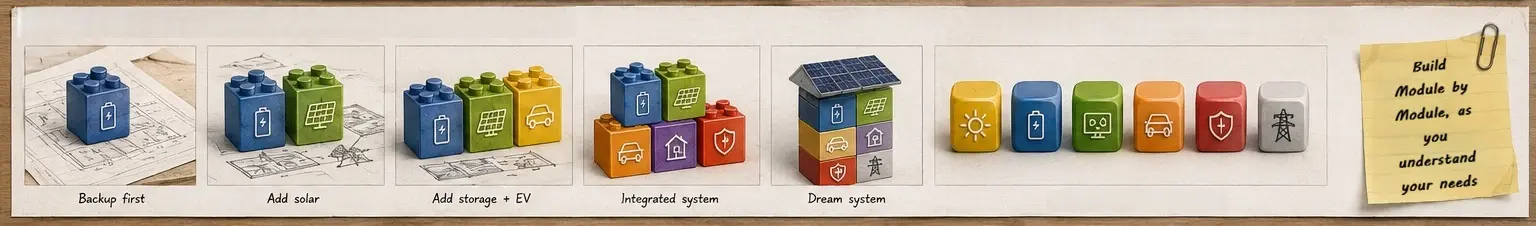 Incremental Infrastructure is a bit like Building Energy Systems Like Lego Blocks