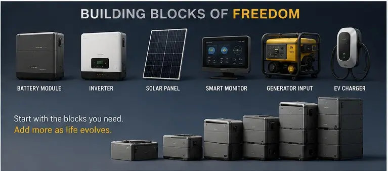 Modular Solar Product Depiction