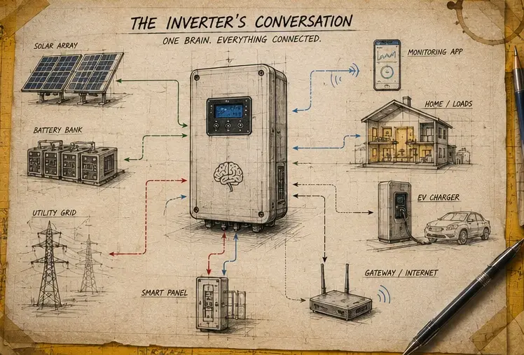 The Inverter's Conversational Skill with all other system components, is what make is the most important part of an energy system.