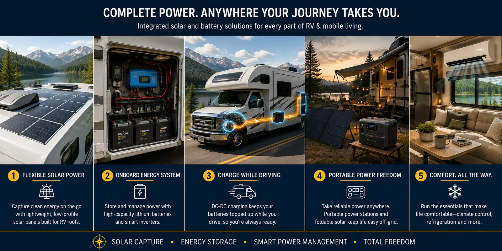 Solar Power and Energy Storage on the move - the RV lifestyle with NavigatingSolar