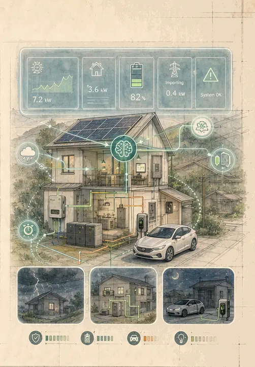 Intelligent Automation and Energy Management Intelligent Automation and Energy Management system illustration